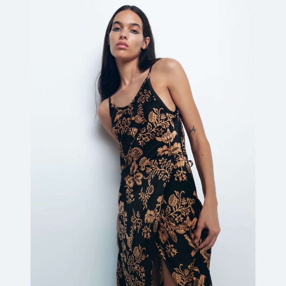 Zara Floral Print Dress